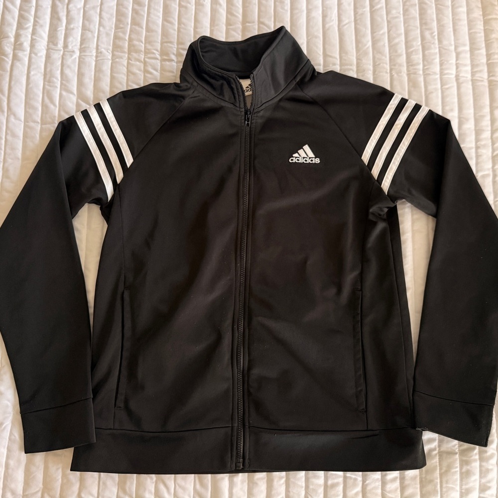 Big Boys Adidas Black Training Jacket, size XL (16)
